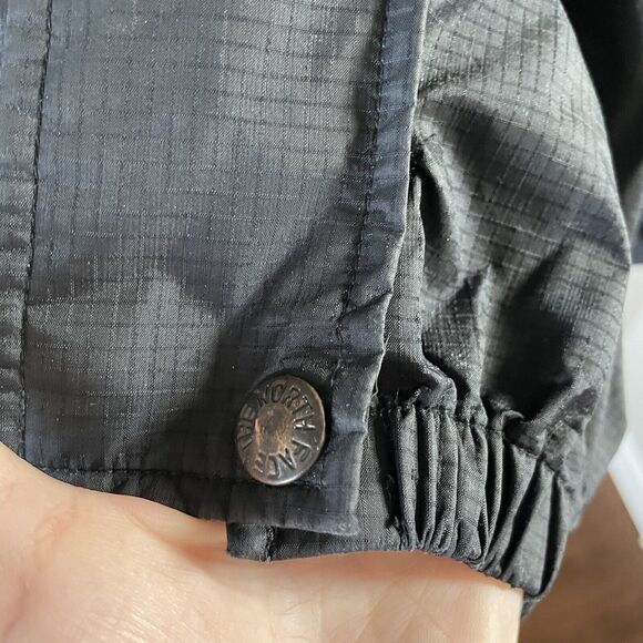 Vintage The North Face Rain Pants Men’s Large Black Waterproof Nylon Ripstop - Picture 4 of 16